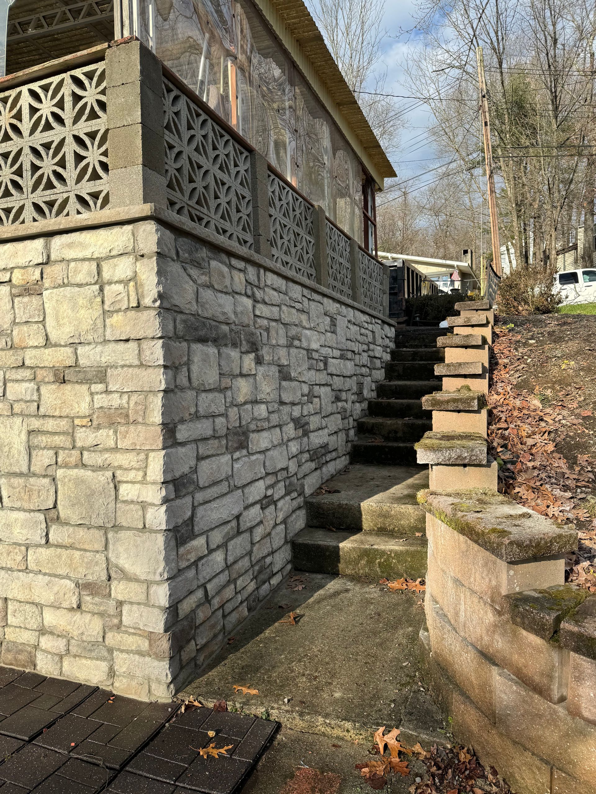 Superior Siding masonry project